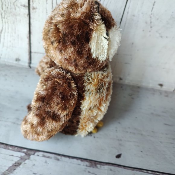 Aurora Osmond Great Horned Owl Plush Stuffed Animal Toy 7" - Picture 7 of 10